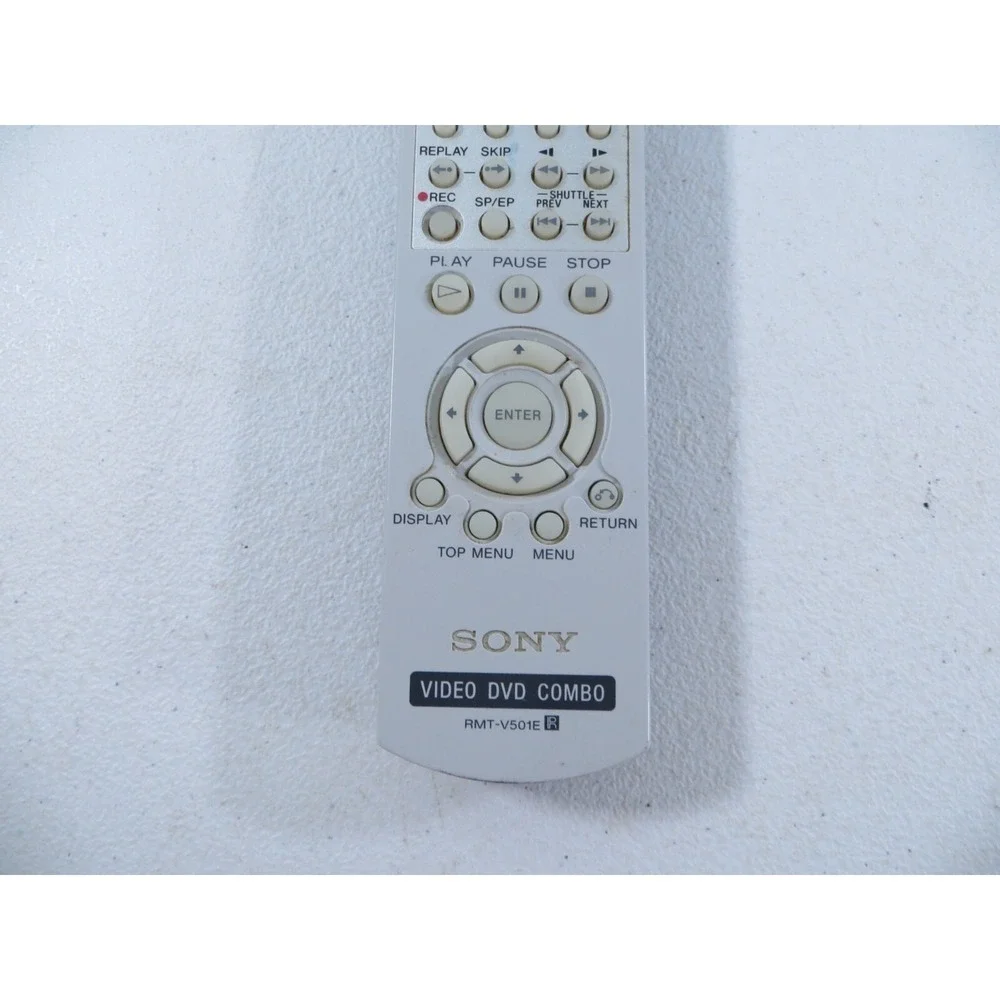 Genuine OEM Sony RMT-V501E DVD VCR Combo Remote Control SLV-D370P SLV-D360P